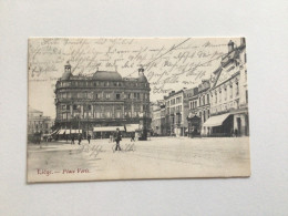 Carte Postale Ancienne (1905) Liège Place Verte - Lüttich