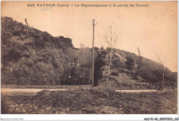 ADJP1-42-0059 - PAVEZIN - Le Departemental A La Sortie Du Tunnel - Andere & Zonder Classificatie