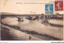 ADJP1-42-0038 - ROANNE - Pont Du Chemin De Fer Sur La Loire - Roanne