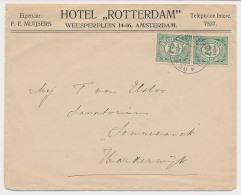 Firma Envelop Amsterdam 1913 - Hotel Rotterdam - Ohne Zuordnung