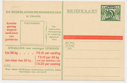 Spoorwegbriefkaart G. NS263 A - Postal Stationery