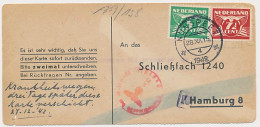 Nunspeet - Hamburg Duitsland 1942 - Liebesgabenpaket - Non Classés