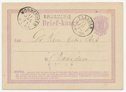 Naamstempel Krommenie 1871 - Lettres & Documents