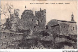 ADJP11-42-0975 - BOURG-ARGENTAL - Ruines Du Chateau D'argental - Bourg Argental