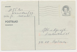 Postblad G. 25 Utrecht - Apeldoorn 1985 - Postal Stationery