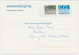 Verhuiskaart G. 47 Haarlem - Dedemsvaart 1986 - Entiers Postaux