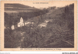 ADJP10-42-0877 - PAVEZIN - Le Col Et En-dessous - Le Village - Sonstige & Ohne Zuordnung