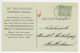 Firma Briefkaart Oostwolde ( Oldambt ) 1916 - Koperslagerij  - Zonder Classificatie