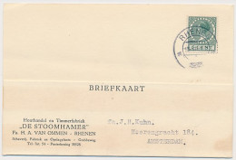 Firma Briefkaart Rhenen 1933 - Timmerfabriek De Stoomhamer - Zonder Classificatie