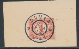 Grootrondstempel Ooijen 1912 - Storia Postale