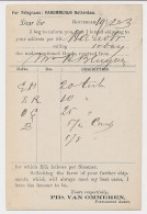 Briefkaart G. 25 Particulier Bedrukt Rotterdam - GB / UK 1883 - Postal Stationery