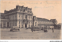 ADIP9-33-0840 - BORDEAUX - La Gare Saint-jean Et L'hôtel Terminus  - Bordeaux