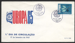 Portugal Europa CEPT 1965 FDC Cachet Funchal Madère Madeira Postmark - 1965
