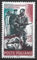 Italy 1965. Scott #904 (U) Italian Soldier, Sailor And Airman Figthing For The Allies - 1961-70: Oblitérés