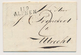 119 ALPHEN - Utrecht 1811 - ...-1852 Voorlopers