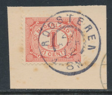 Grootrondstempel Roosteren 1912 - Poststempels/ Marcofilie