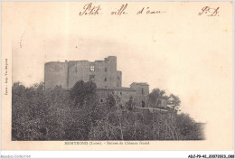 ADJP9-42-0765 - MONTROND - Ruines Du Chateau Feodal - Otros & Sin Clasificación