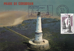 Carte  Maxi  1984/PHARE DE CORDOUAN - 1980-1989