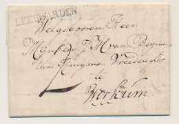 LEEUWARDEN - Workum 1821 - Lakzegel  - ...-1852 Voorlopers