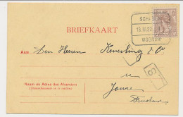 Treinblokstempel : Schagen - Wognum I 1922 ( Spanbroek ) - Zonder Classificatie