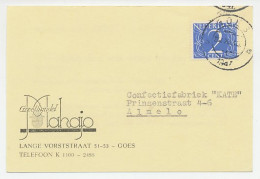 Firma Briefkaart Goes 1947 - Groothandel / Goethe - Non Classés