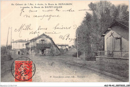 ADJP8-42-0706 - Au Cabaret De L'ane - A Droite - La Route De  RENAISON - A Gauche - La Route De SAINT-LEGER - Otros & Sin Clasificación