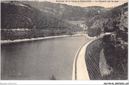 ADJP8-42-0703 - Barrage De La Tache A RENAISON - Le Chemin Sur Le Mur - Andere & Zonder Classificatie