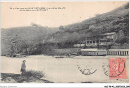 ADJP8-42-0691 - Environs De SAINT-ETIENNE -  Le ROCHER Maudit Et Les Bains Au PERTUISET  - Saint Etienne
