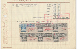 Omzetbelasting Diverse Waarden - Nieuw Buinen 1934 - Steuermarken