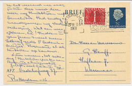 Briefkaart G. 315 / Bijfrankering Rotterdam - Wassenaar 1958 - Postwaardestukken