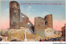 ADJP8-42-0663 - SAINT-ETIENNE - ROCHETAILLEE - Ruines De L'ancien Chateau Feodal - Saint Etienne