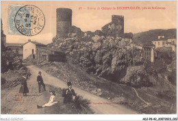 ADJP8-42-0653 -ruines Du Chateau De  ROCHETAILLEE - Pres De St-Etienne - Saint Etienne