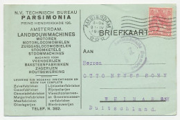 Firma Briefkaart Amsterdam 1919 - Landbouw / Motoren Etc. - Ohne Zuordnung
