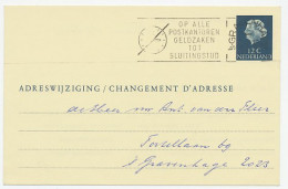 Verhuiskaart G. 35 - Melding Telefoonnummer 1969 - Postwaardestukken