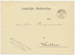 Kleinrondstempel Nunspeet 1890 - Ohne Zuordnung