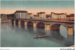 ADJP7-42-0555 - ROANNE - Le Pont Sur La Loire Vu Du Coteau - Roanne
