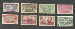 CÔTE D'IVOIRE N°41, 42, 44, 45, 52, 120, 139, 169 Neufs Avec Charnière* Cote 6.70€ - Unused Stamps
