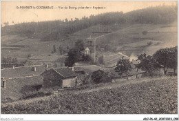 ADJP6-42-0494 - St-BONNET-LE-COURREAU - Vue Du Bourg - Prise Des Rapeaux - Montbrison