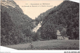 ADUP3-39-0203 - LE HERISSON - La Cascade En Eventail Et Le Moulin Jacquand  - Other & Unclassified