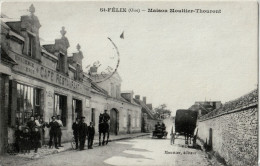 60. OISE - SAINT-FELIX. Maison Mouttier-Thouron. Epicerie, Café, Restaurant, Cavalier, Auto... - Autres & Non Classés