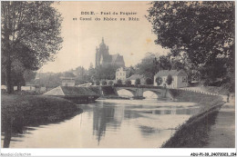 ADUP1-39-0078 - DOLE - Pont Du Paquier Et Canal Du Rhône Au Rhin - Dole