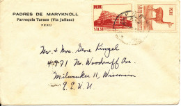 Delcampe - Peru Cover Sent To USA 10-10-1961 - Peru