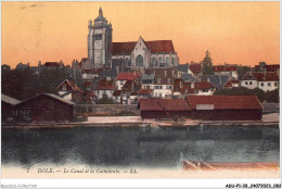 ADUP1-39-0042 - DOLE - Le Canal Et La Cathédrale  - Dole