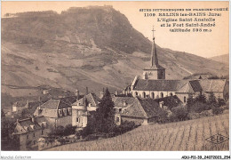 ADUP11-39-1047 - SALINS-LES-BAINS - église Saint-anatoile Et Le Fort Saint-andré  - Dole