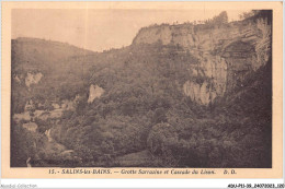 ADUP11-39-0980 - SALINS-LES-BAINS - Grotte Sarrazine Et Cascade Du Lison  - Dole