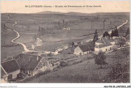 ADUP10-39-0917 - SAINT-LOTHAIN - Route De Passenans Et Voie Ferrée  - Dole