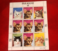 PARAGUAY 1984 9v Neuf MNH ** 15€ Mi Gato Cat Pet Katze Gatto - Domestic Cats