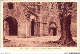 ADUP8-39-0630 - POLIGNY - Porche De L'église Et Portail De La Pieta  - Poligny