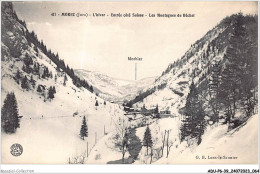 ADUP6-39-0474 - MOREZ - L'hiver - Entrée Côté Suisse - Les Montagnes Du Béchet  - Morez