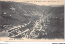 ADUP5-39-0438 - MOREZ - Vue Générale - Au Fond La Dole Couverte De Neige  - Morez